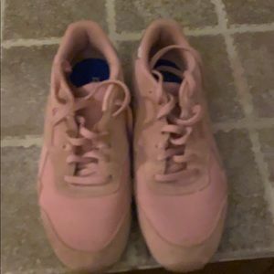 Pink Reebok sneakers